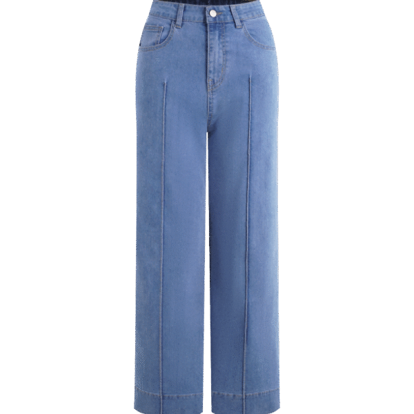 Women’s Light Blue Wide-Leg Denim